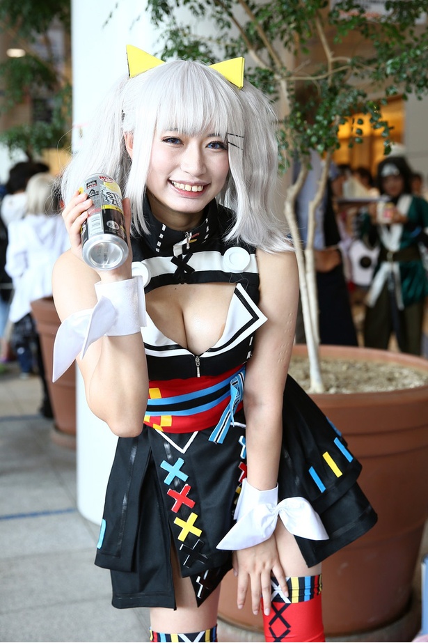 バーチャルYouTuberの輝夜月に扮した空猫さん
