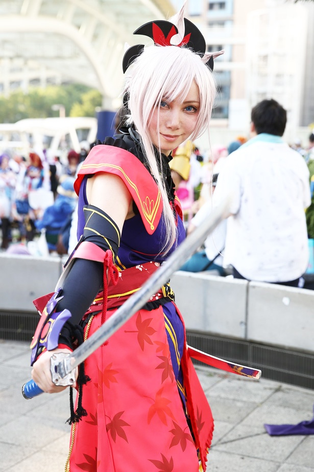 「Fate/Grand Order」の宮本武蔵(新免武蔵守藤原玄信)に扮したかなぅさん