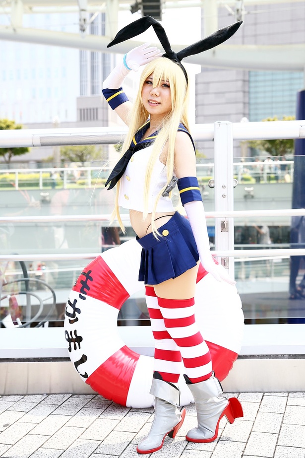 「艦隊これくしょん-艦これ-」の島風に扮した朱羅さん