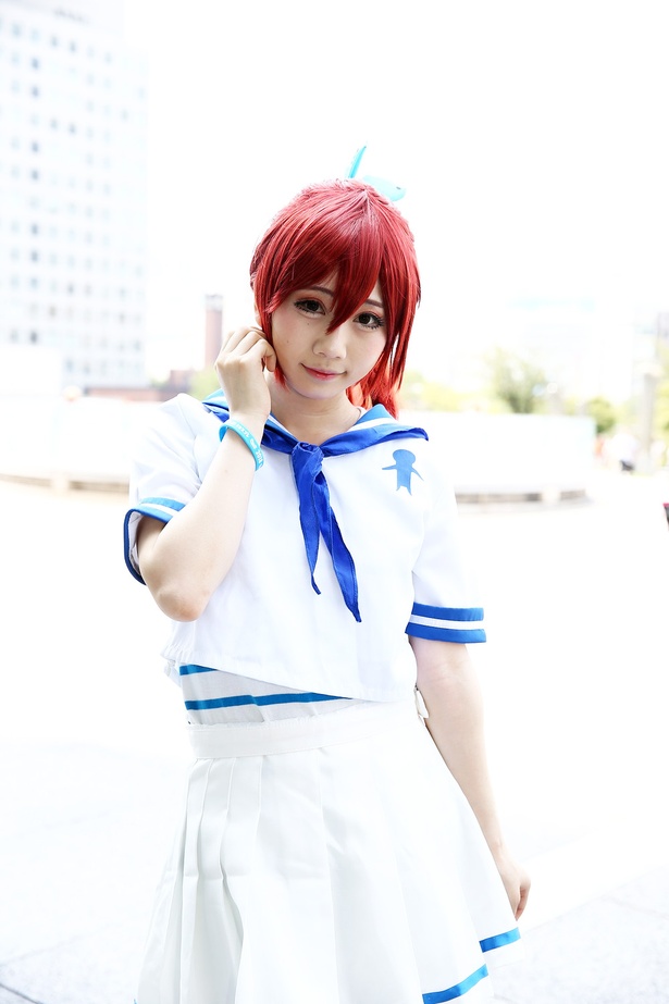 「Free！」の松岡江に扮した桜華みっしぇるさん