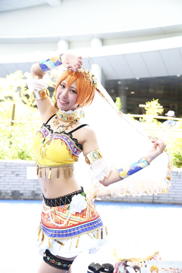 「ラブライブ！」の星空凛に扮した珈琲まめさん