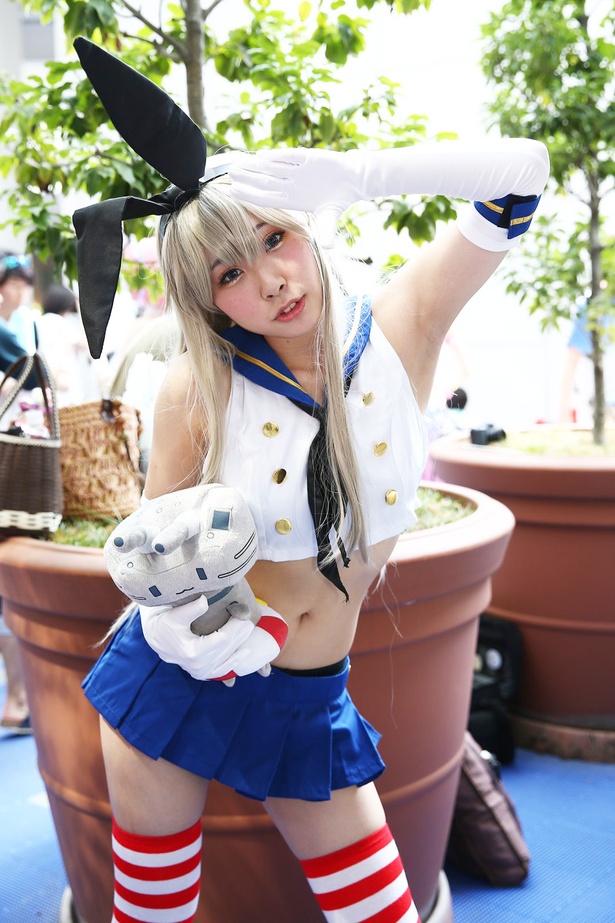 「艦隊これくしょん-艦これ-」の島風に扮した伊織さん