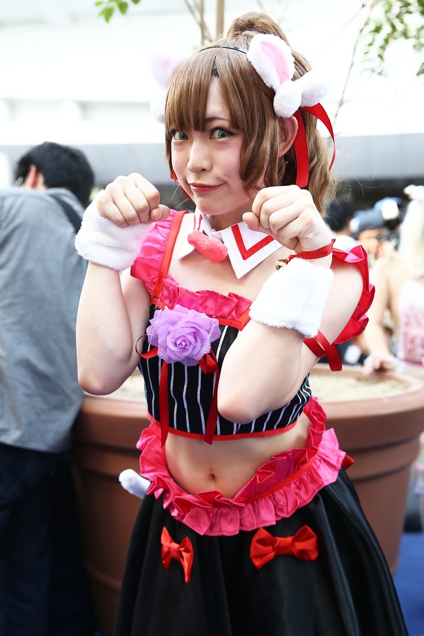 「アイドルマスター シンデレラガールズ	」の前川みくに扮した神奈さん