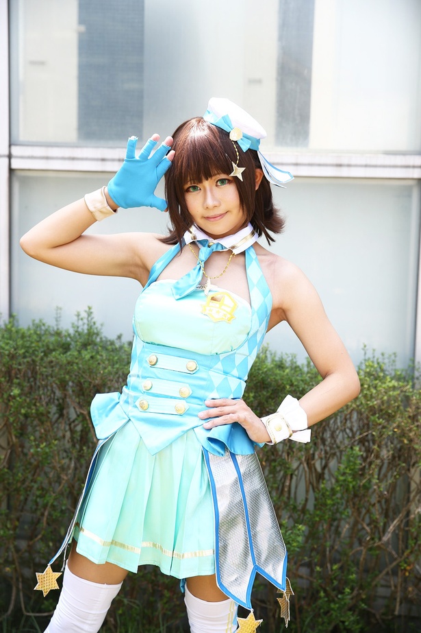 「アイドルマスター」の天海春日に扮したセコさん