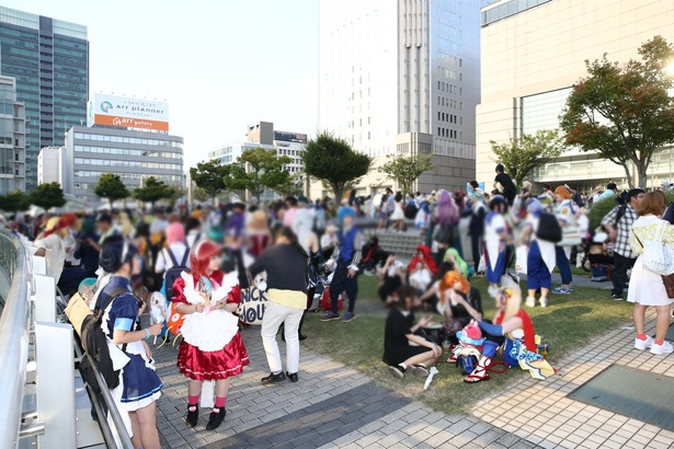 8月4日(土)のメイン会場「オアシス21」の様子