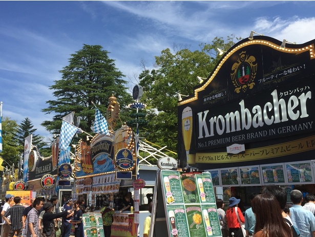 ビール以外にドイツグルメも味わえる
