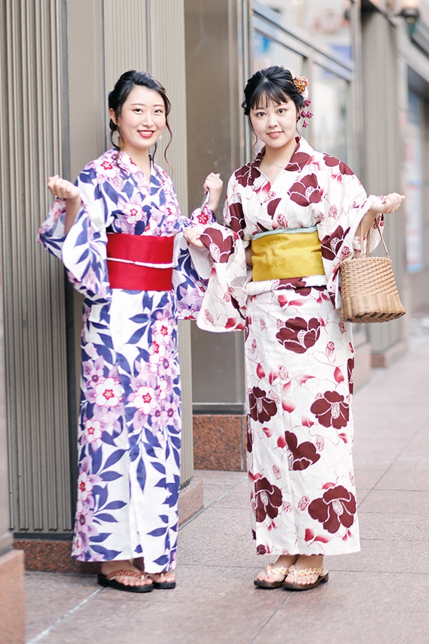  福岡の花火大会で見つけた浴衣美人