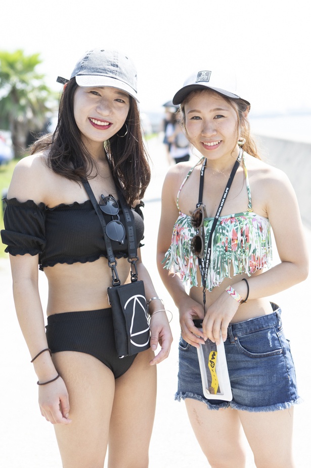 「RINKU BEACH FES 2018」の2日目で見つけた水着美女