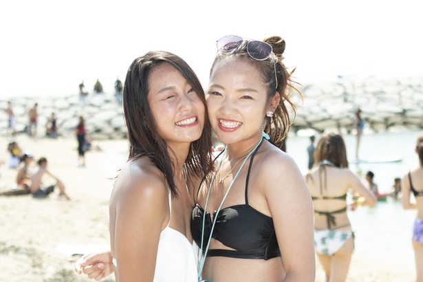 「RINKU BEACH FES 2018」の2日目で見つけた水着美女