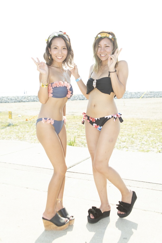 「RINKU BEACH FES 2018」の2日目で見つけた水着美女