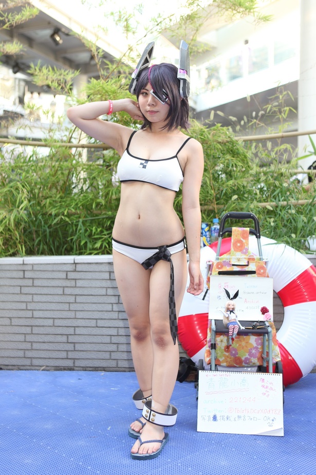 「艦隊これくしょん-艦これ-」の天龍に扮した朱羅さん