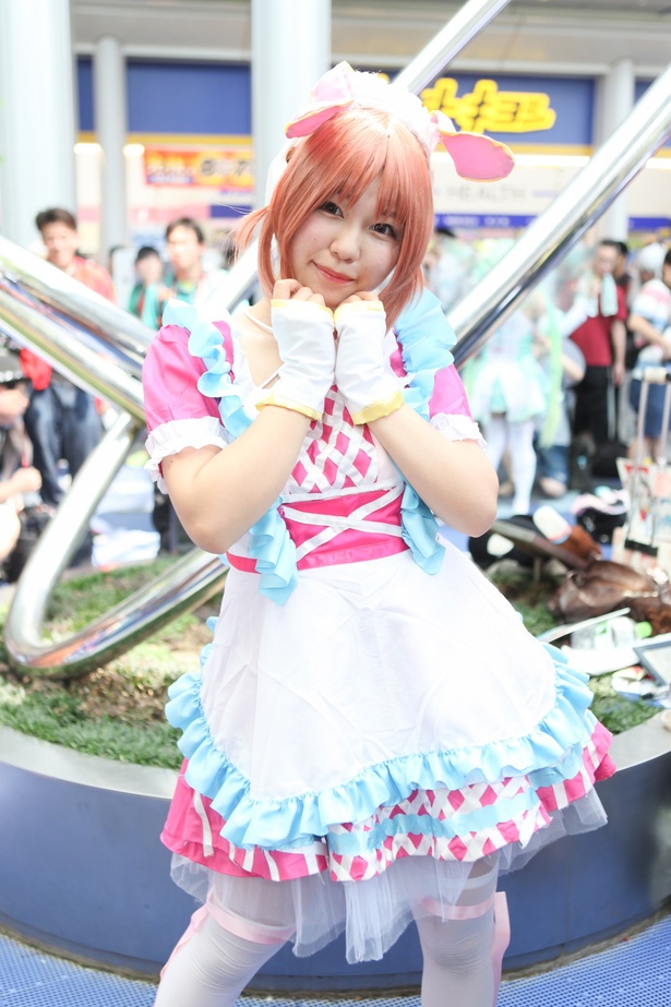 「アイドルマスター シンデレラガールズ」の安部菜々に扮した永遠さん