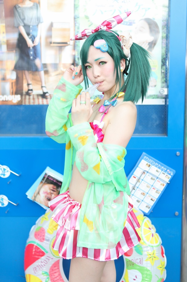 「Tokyo7thシスターズ」の芹沢モモカに扮したねねさん