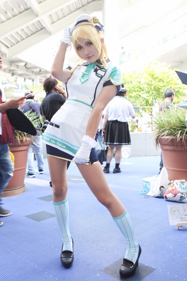 「ラブライブ！」の絢瀬絵里に扮した湊歌さん