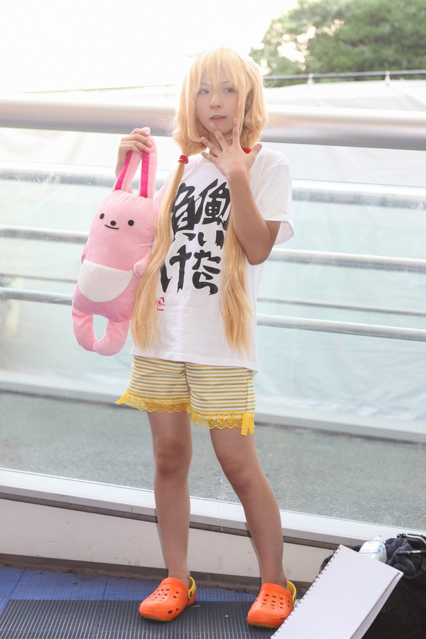 「アイドルマスターシンデレラガールズ」の双葉杏に扮したもっとん氏さん
