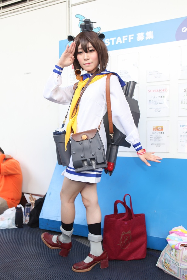 「艦隊これくしょん」の雪風に扮したふぁいあさん