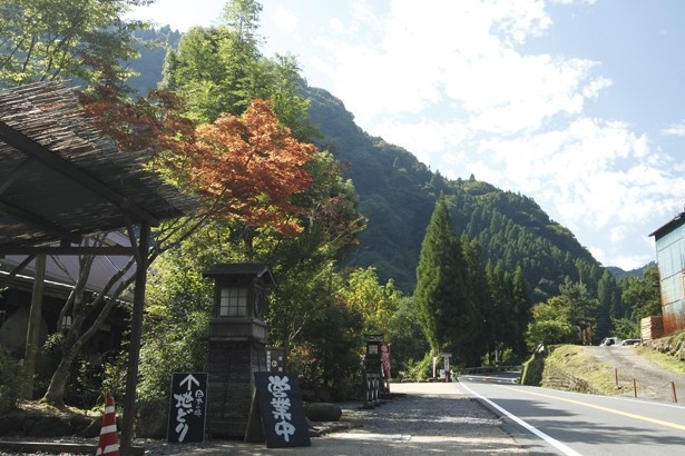 秘湯 うめ乃ゆ / 大山川と周辺の山々が織りなす渓谷が美しい大山町に佇む温泉宿