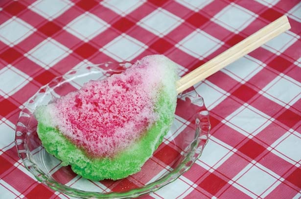 スイカ氷(200円)/仲氷店
