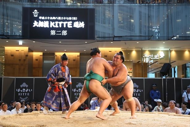 気軽に大相撲の魅力を体感できる「はっきよいKITTE」が開催