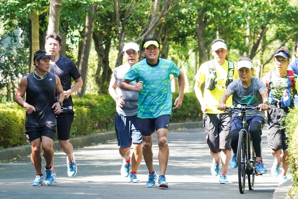 みやぞんはこれまでの練習で、総距離164kmを走行!