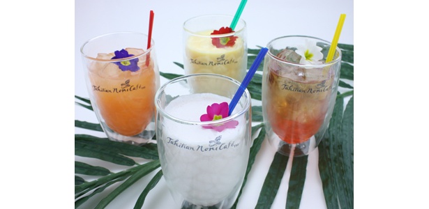 ノニを使ったアルコールのラインナップもたくさん！