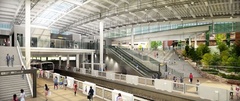 エレベータやホームドア、新改札の設置など、より利用しやすい駅に変化する南町田駅※画像はイメージ