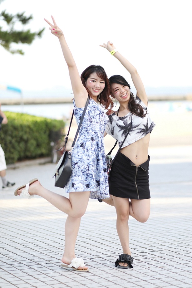 「Fukuoka REVO Beach Fes at ももち浜」で見つけた美女たち