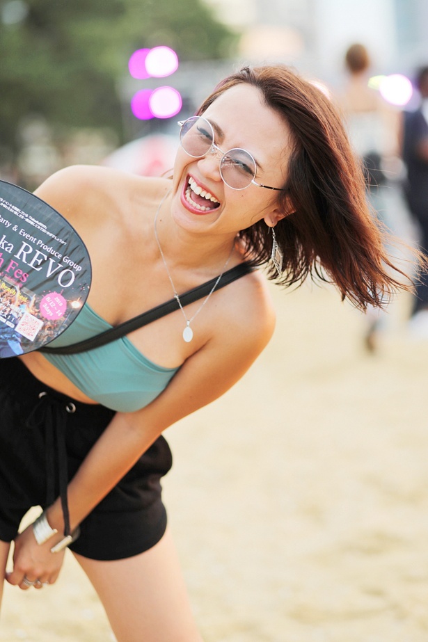 「Fukuoka REVO Beach Fes at ももち浜」で見つけた美女たち