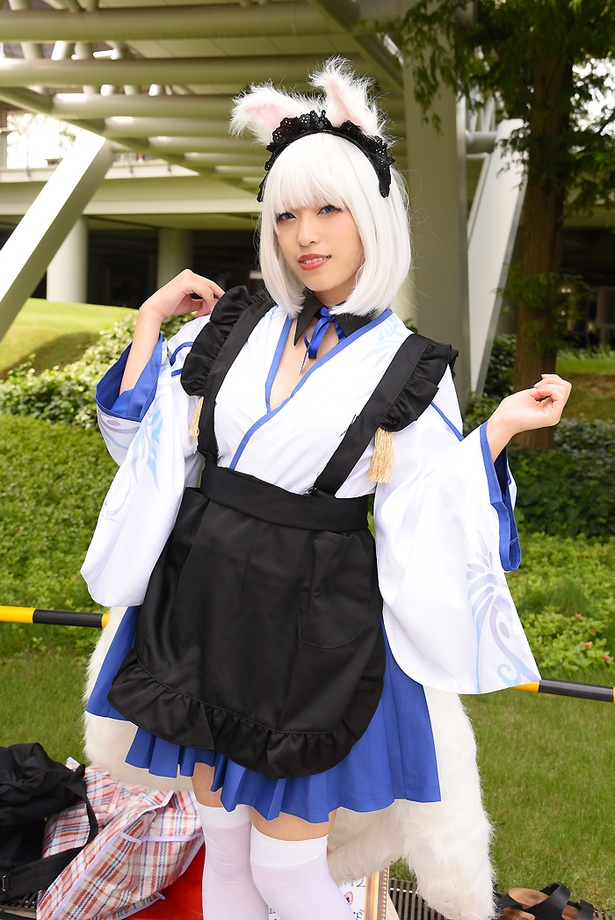 『アズールレーン』の加賀に扮する ぱふさん