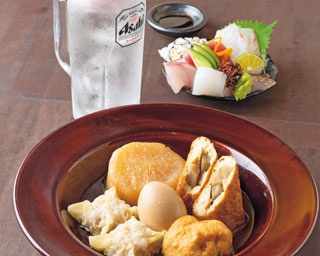 ちょい飲みにもシメにも！多彩なメニューが嬉しい、大阪「おでんとお蕎麦 居酒屋じんべえ」
