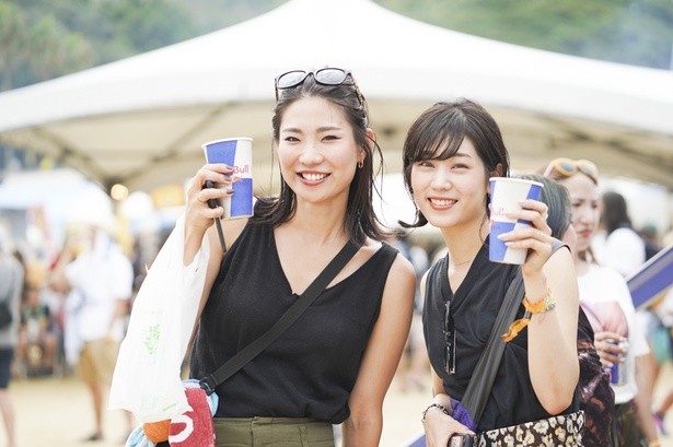 福岡・糸島Sunset Live2018で見つけたキュートなフェス女子