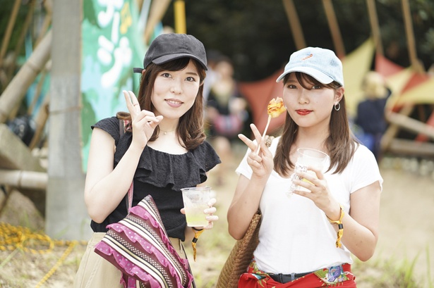 福岡・糸島Sunset Live2018で見つけたキュートなフェス女子