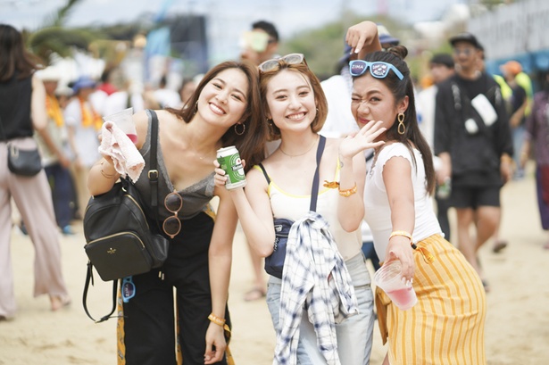 福岡・糸島Sunset Live2018で見つけたキュートなフェス女子