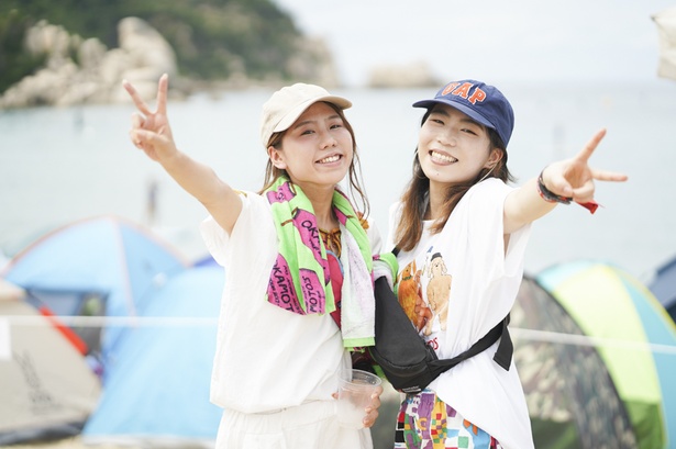 福岡・糸島Sunset Live2018で見つけたキュートなフェス女子