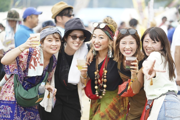 福岡・糸島Sunset Live2018で見つけたキュートなフェス女子