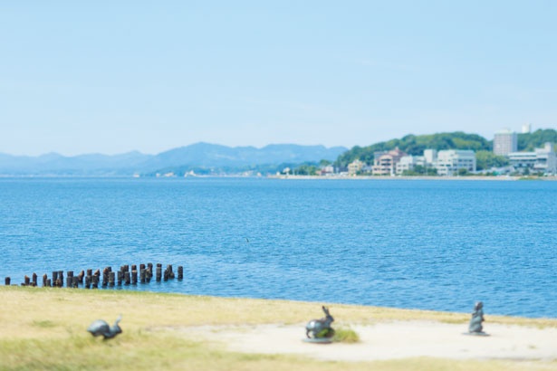島根県立美術館から一望できる雄大な宍道湖は必見/島根県立美術館