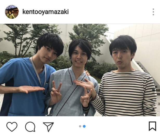 山崎賢人がオフショットを公開!