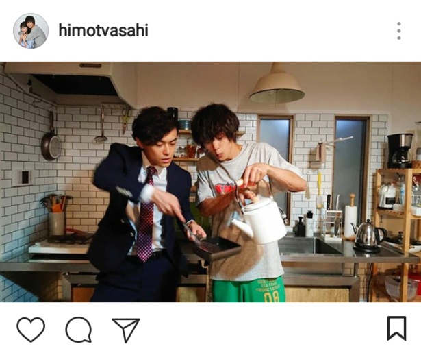 翔ちゃん&池目先生の最強コンビ!SNS限定小ネタを実演中!