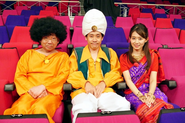 インド映画のワンシーン撮影に挑戦するYOYO’Sと大家アナウンサー