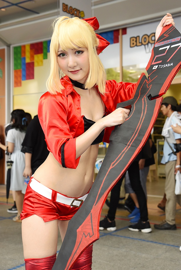 『TYPE-MOON RACING』のネロ・クラウディウスに扮する希林まおはさん