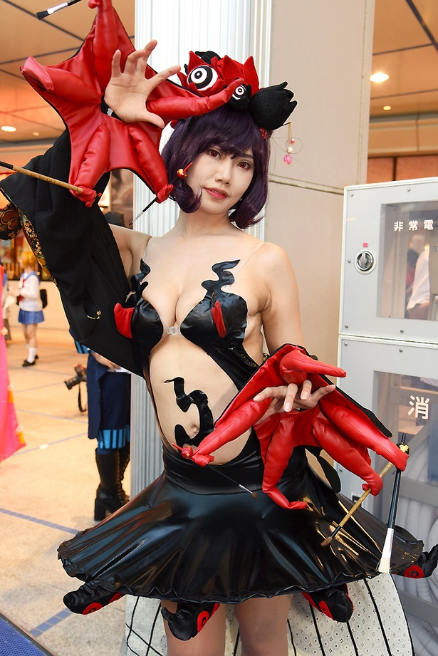 『Fate/Grand Order』の葛飾北斎に扮する まぁさん