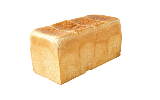 「まごころを贈る 木輪」の「麦畑」(1本648円)。パン作り用の小麦として開発された、福岡県産小麦「ミナミノカオリ」を使った食パン