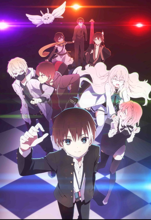 公開されたティザービジュアル。8人のカリスマゲーム実況者は、謎のフリーゲーム「ナカノヒトゲノム」のゲーム実況で1億ビューを目指す