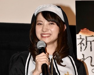 桃月なしこ「映画には怖いシスターが出てきますが、私は怖さを取っ払って、可愛らしさ重視で来ました」