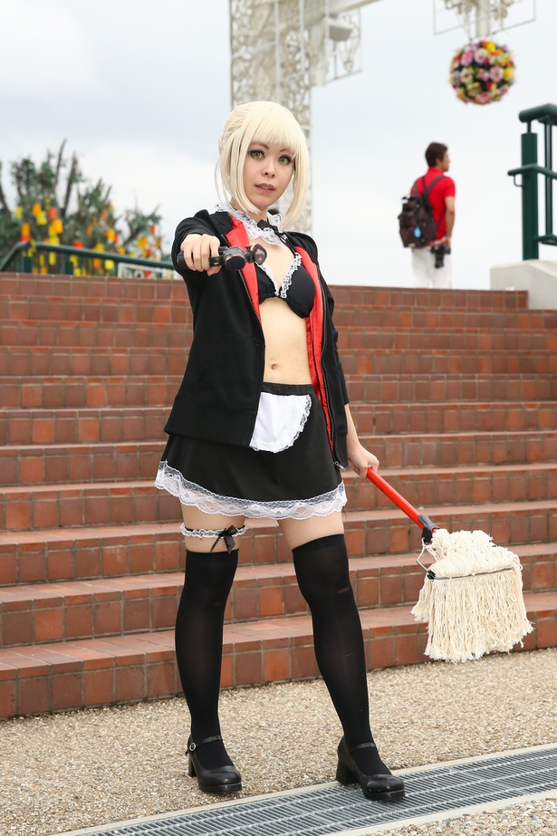 「Fate/Grand Order」のメイド・オルタに扮したぶらっどさん