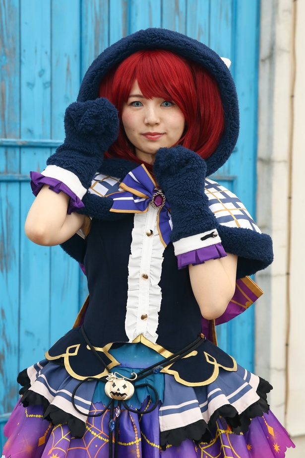 「ラブライブ！サンシャイン!!」の黒澤ルビィに扮した赤ナスさん