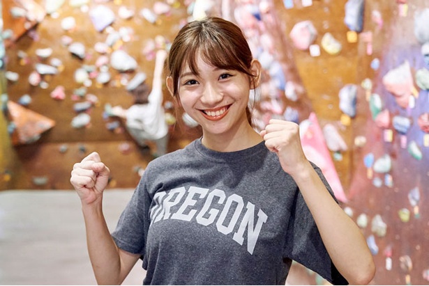 元AKB48・FBS新人アナ小林茉里奈が、ボルダリングにチャレンジ！