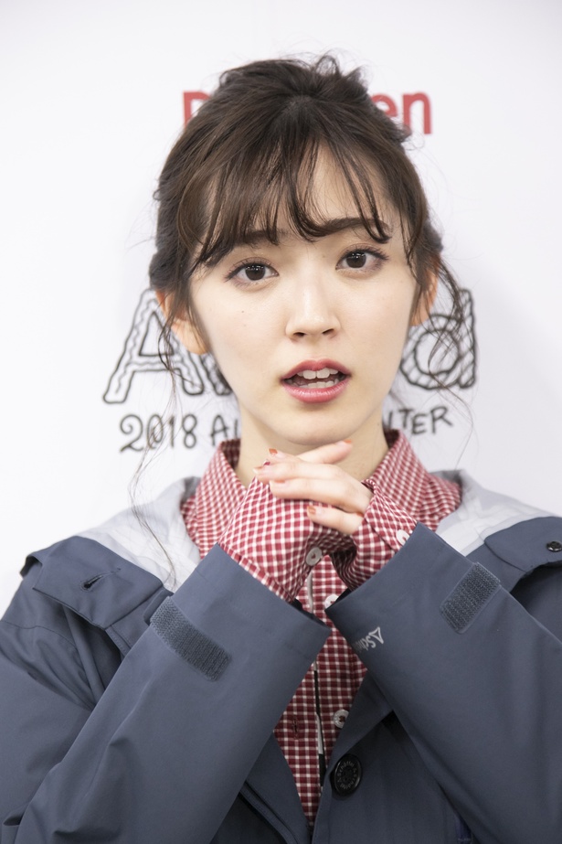 「Rakuten GirlsAward 2018 AUTUMN/WINTER」に出演した鈴木愛理さん