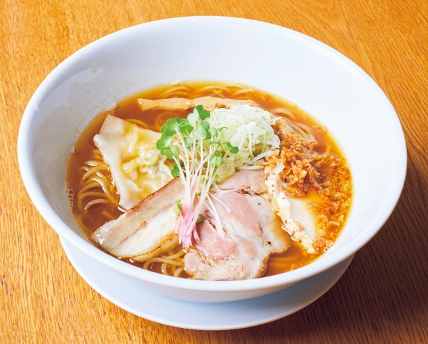 もっちり新食感の麺も美味な「ライト鶏魚貝SOBA」(700円)/MOVE麺t