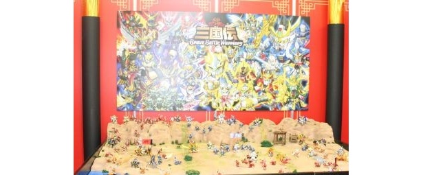 「三国伝」のジオラマ